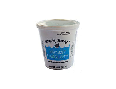 Black Swan Stay Soft Plumbers Putty 397g White S134