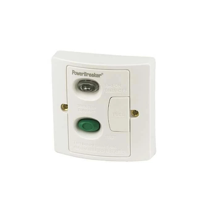 Enchufe Doble Con Protección RCD 30mA - 13A, Color Blanco, Seguridad Extra Contra Descargas Eléctricas